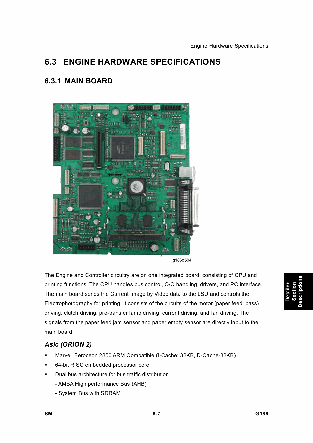 RICOH Aficio SP-5100N G186 Parts Service Manual-5